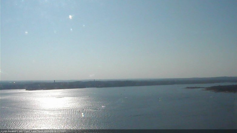 Lake Travis webcam, September 16, 2017 4:25 PM CT