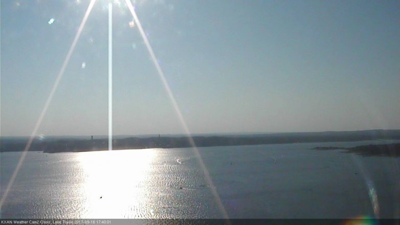 Lake Travis webcam, September 16, 2017 5:00 PM CT