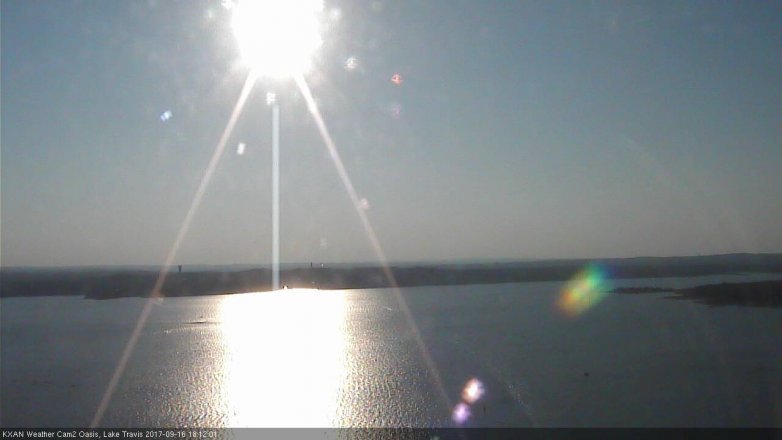 Lake Travis webcam, September 16, 2017 5:30 PM CT