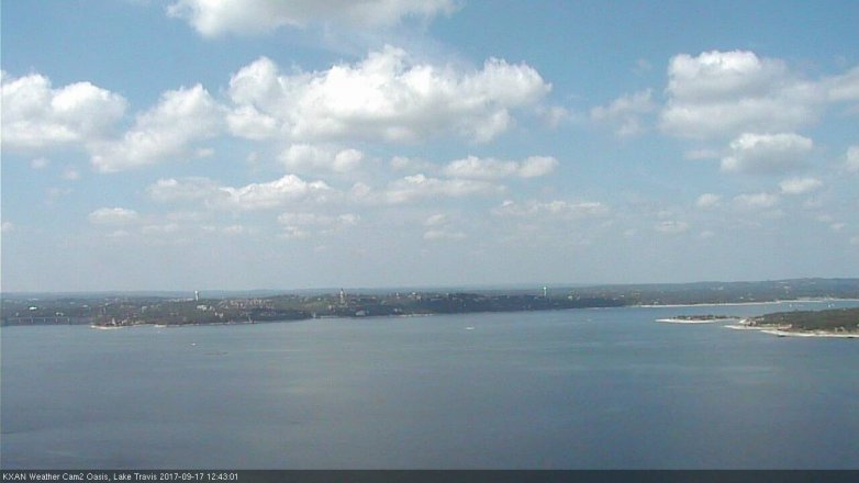 Lake Travis webcam, September 17, 2017 11:55 AM CT