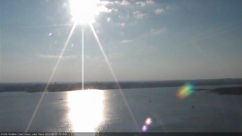 Lake Travis webcam, September 17, 2017 5:25 PM CT