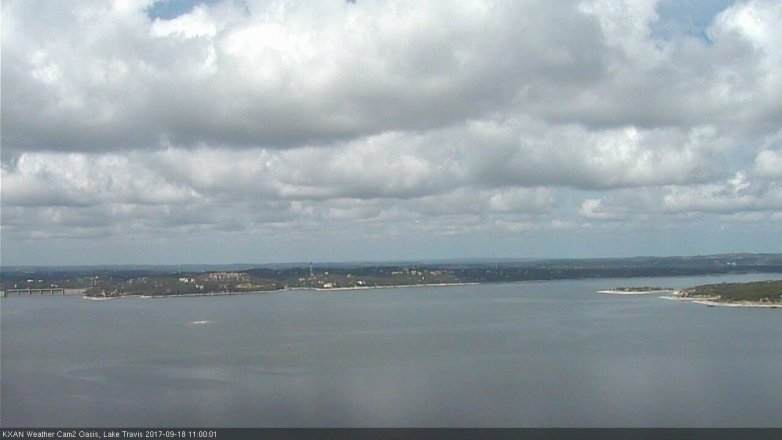 Lake Travis webcam, September 18, 2017 10:05 AM CT