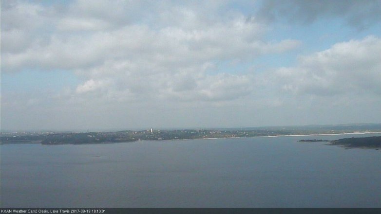 Lake Travis webcam, September 19, 2017 9:40 AM CT