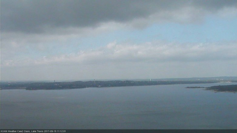 Lake Travis webcam, September 19, 2017 10:35 AM CT