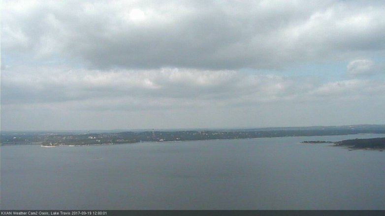 Lake Travis webcam, September 19, 2017 11:05 AM CT