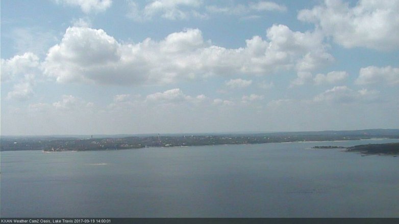 Lake Travis webcam, September 19, 2017 1:05 PM CT