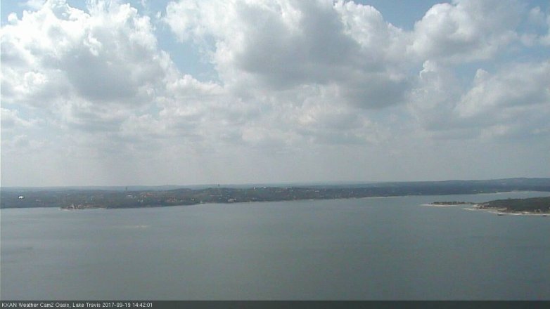 Lake Travis webcam, September 19, 2017 2:00 PM CT
