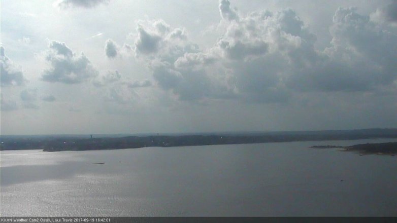 Lake Travis webcam, September 19, 2017 4:10 PM CT