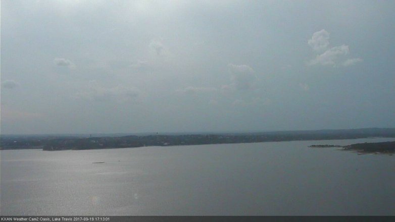 Lake Travis webcam, September 19, 2017 4:20 PM CT