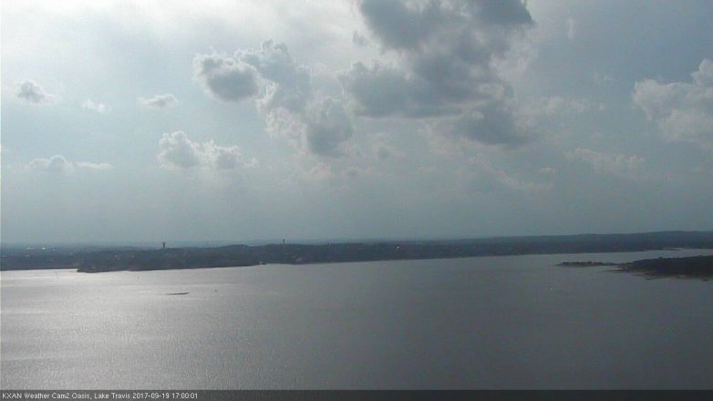 Lake Travis webcam, September 19, 2017 4:30 PM CT