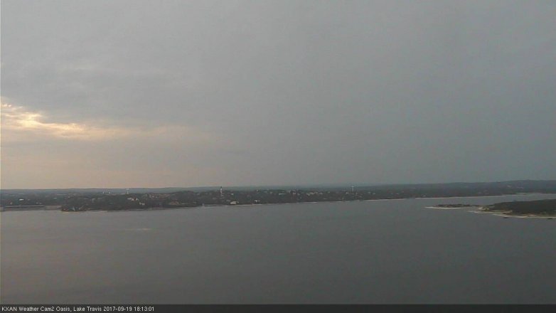 Lake Travis webcam, September 19, 2017 5:30 PM CT