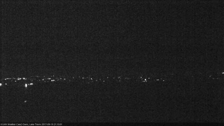 Lake Travis webcam, September 19, 2017 8:15 PM CT