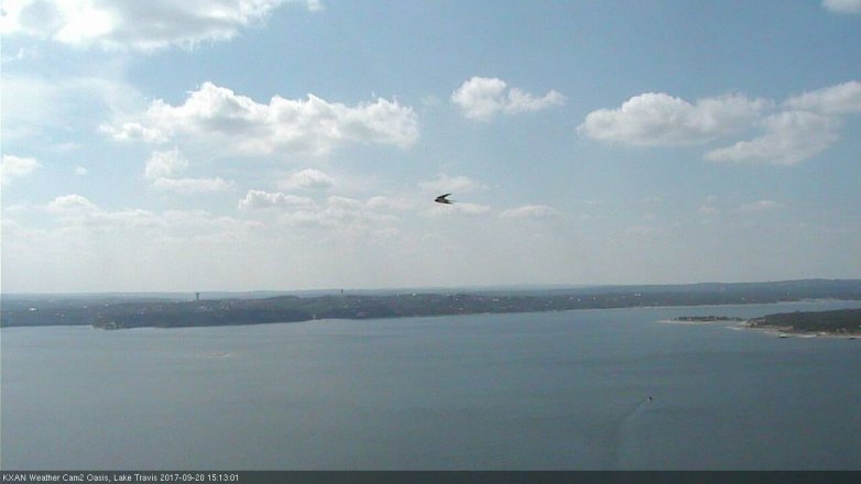 Lake Travis webcam, September 20, 2017 2:30 PM CT