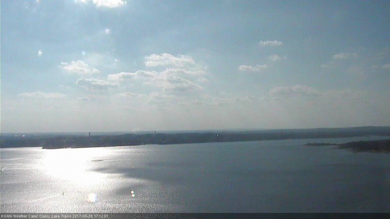 Lake Travis webcam, September 20, 2017 4:20 PM CT