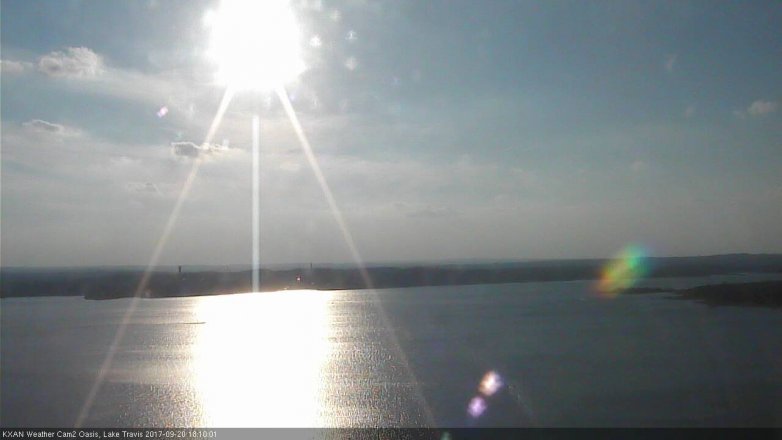 Lake Travis webcam, September 20, 2017 5:20 PM CT