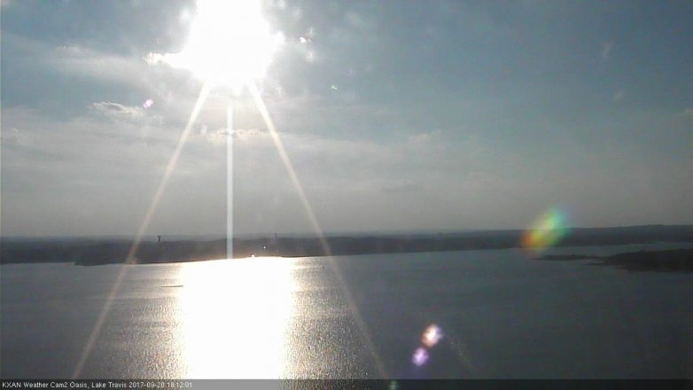 Lake Travis webcam, September 20, 2017 5:30 PM CT