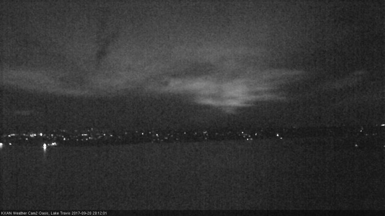 Lake Travis webcam, September 20, 2017 7:15 PM CT
