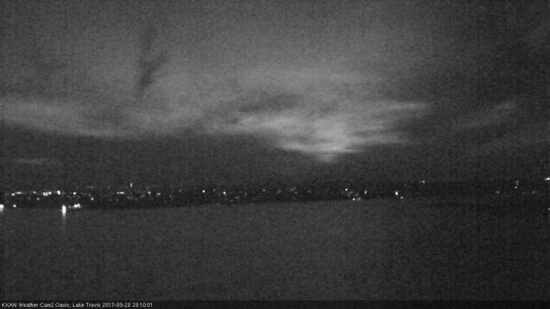 Lake Travis webcam, September 20, 2017 7:20 PM CT