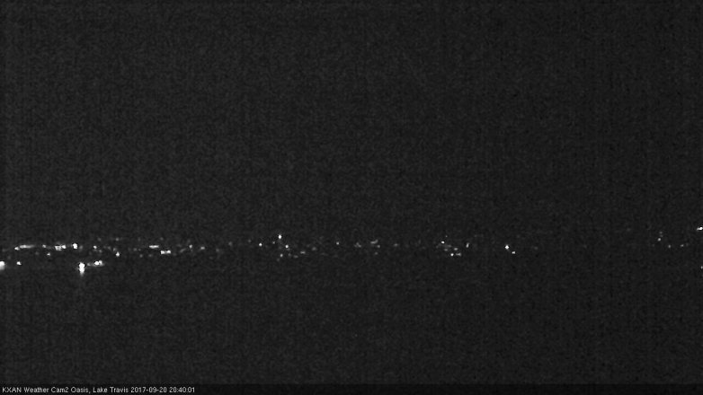 Lake Travis webcam, September 20, 2017 7:55 PM CT