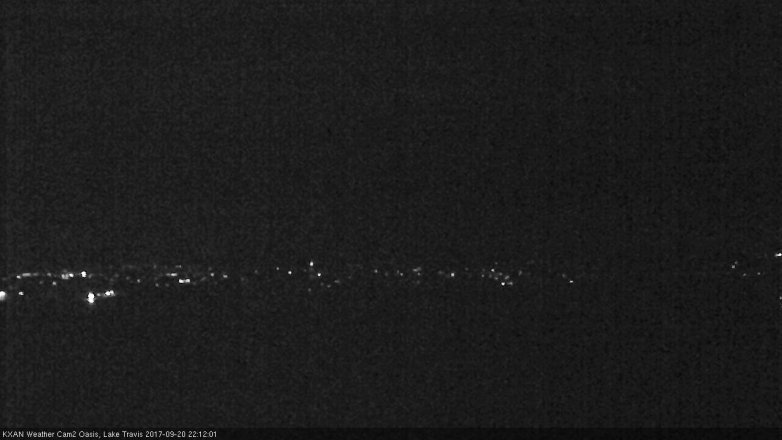 Lake Travis webcam, September 20, 2017 9:35 PM CT