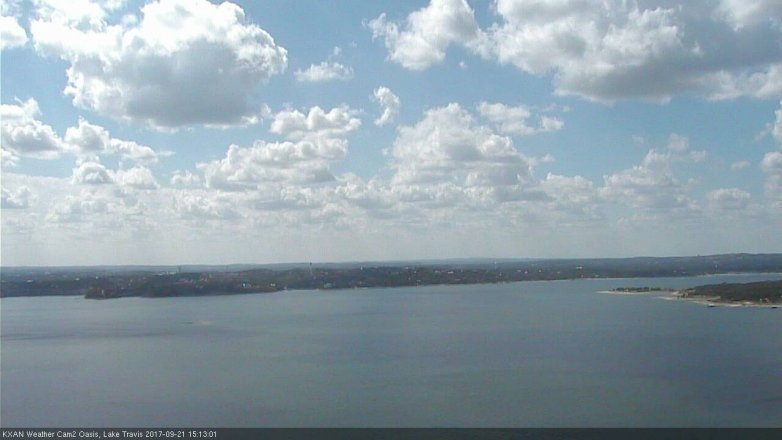 Lake Travis webcam, September 21, 2017 2:35 PM CT