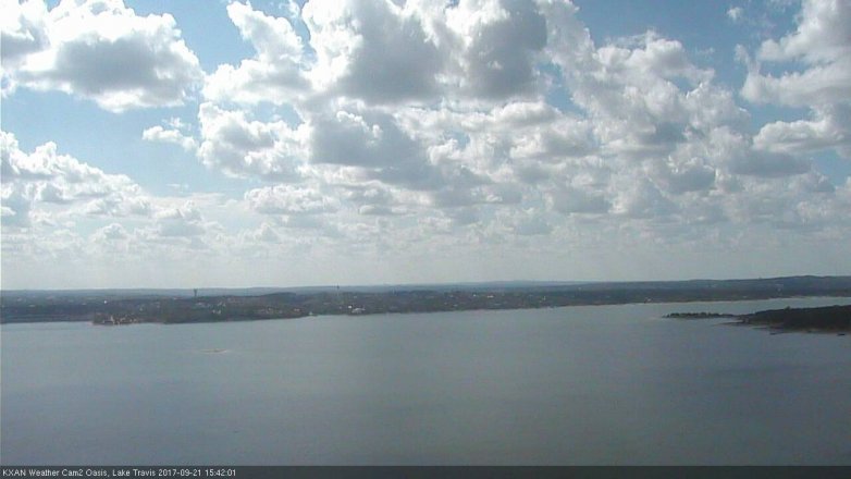 Lake Travis webcam, September 21, 2017 2:50 PM CT