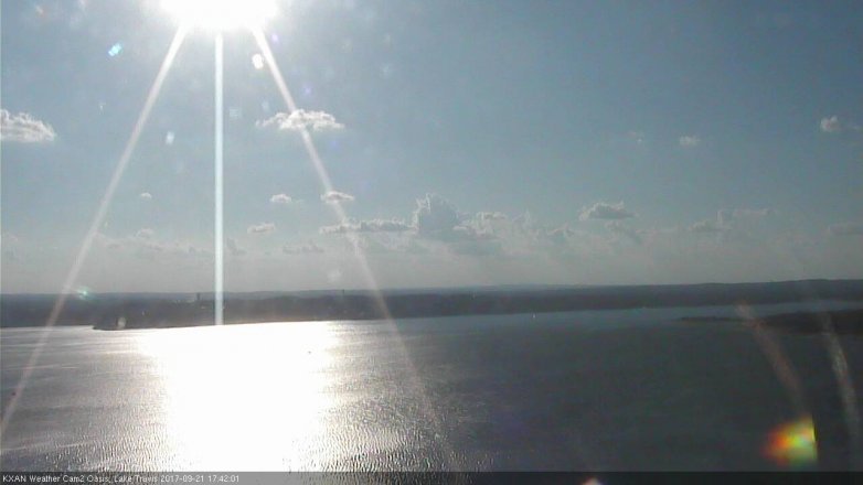 Lake Travis webcam, September 21, 2017 5:10 PM CT