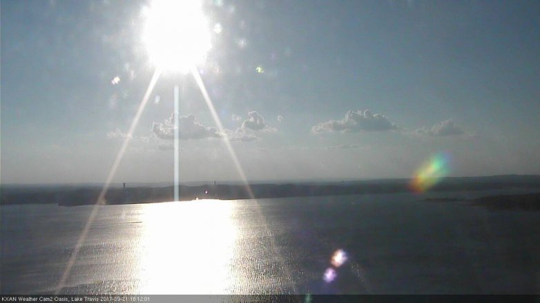 Lake Travis webcam, September 21, 2017 5:30 PM CT