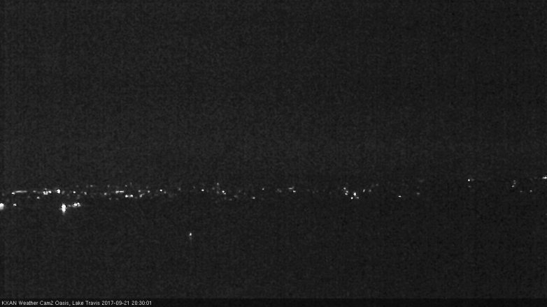 Lake Travis webcam, September 21, 2017 7:35 PM CT