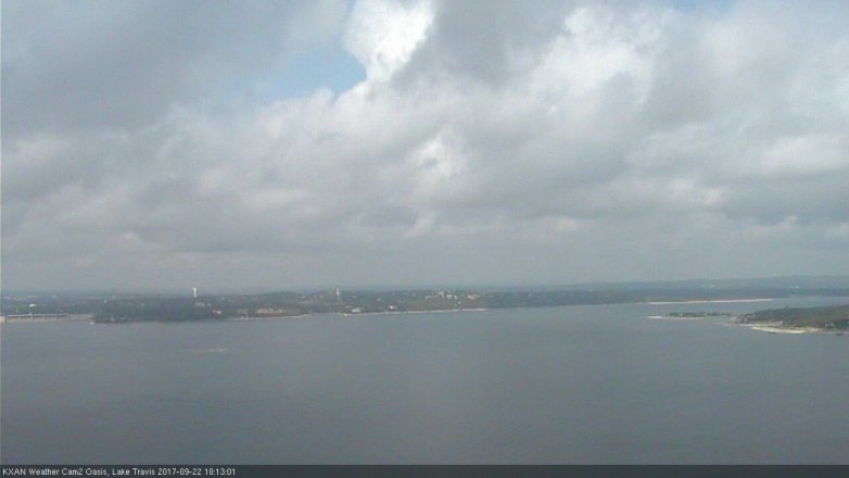 Lake Travis webcam, September 22, 2017 9:40 AM CT