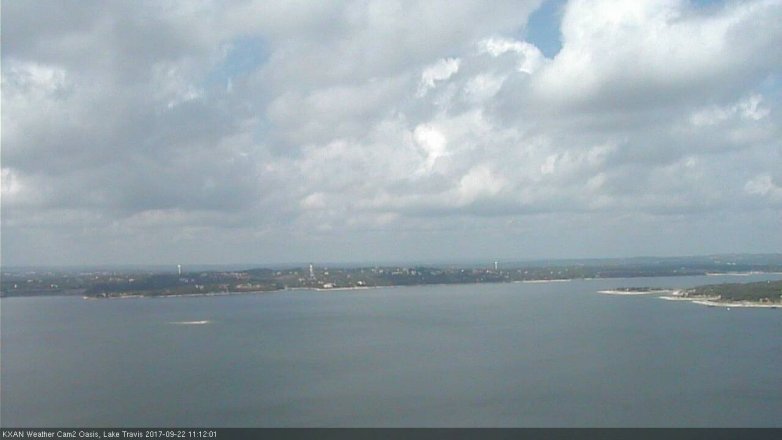 Lake Travis webcam, September 22, 2017 10:25 AM CT