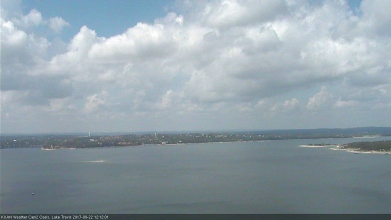 Lake Travis webcam, September 22, 2017 11:20 AM CT