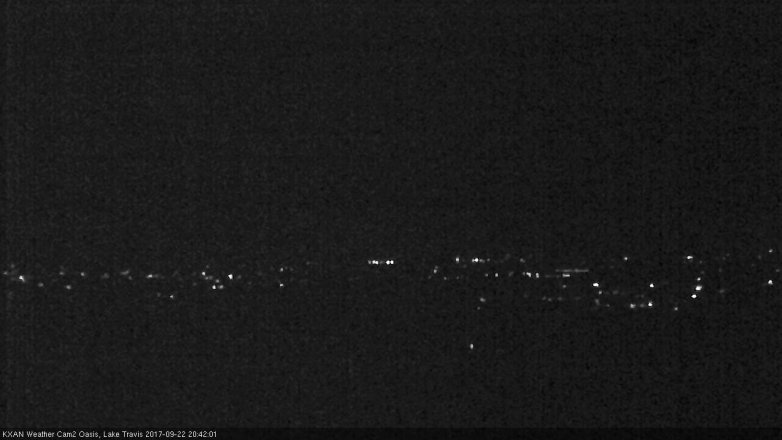 Lake Travis webcam, September 22, 2017 7:55 PM CT