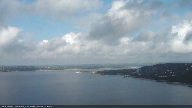 Lake Travis webcam, September 23, 2017 9:05 AM CT