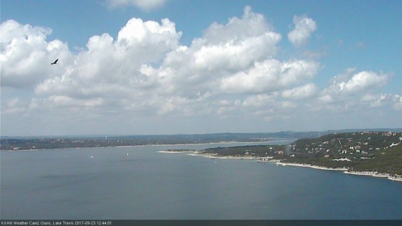 Lake Travis webcam, September 23, 2017 12:00 PM CT