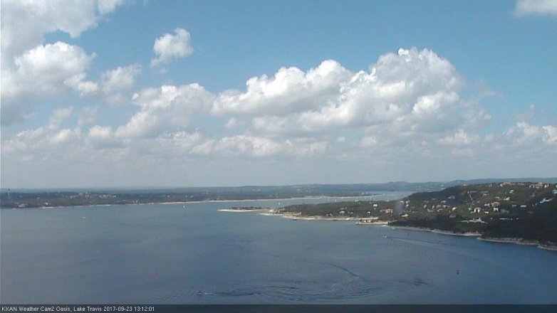 Lake Travis webcam, September 23, 2017 12:15 PM CT