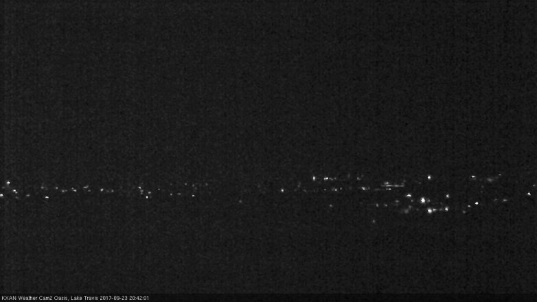 Lake Travis webcam, September 23, 2017 7:55 PM CT