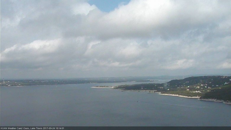 Lake Travis webcam, September 24, 2017 9:35 AM CT