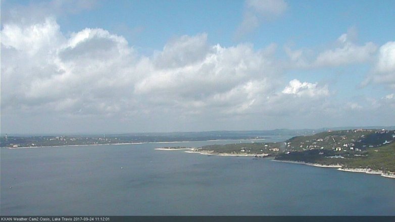 Lake Travis webcam, September 24, 2017 10:20 AM CT