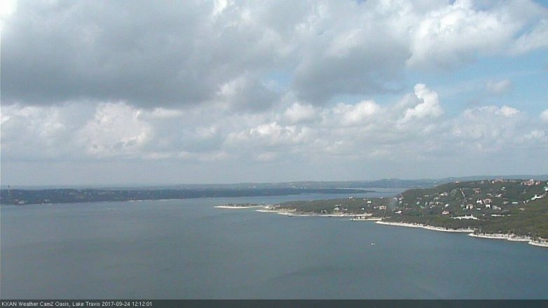 Lake Travis webcam, September 24, 2017 11:30 AM CT