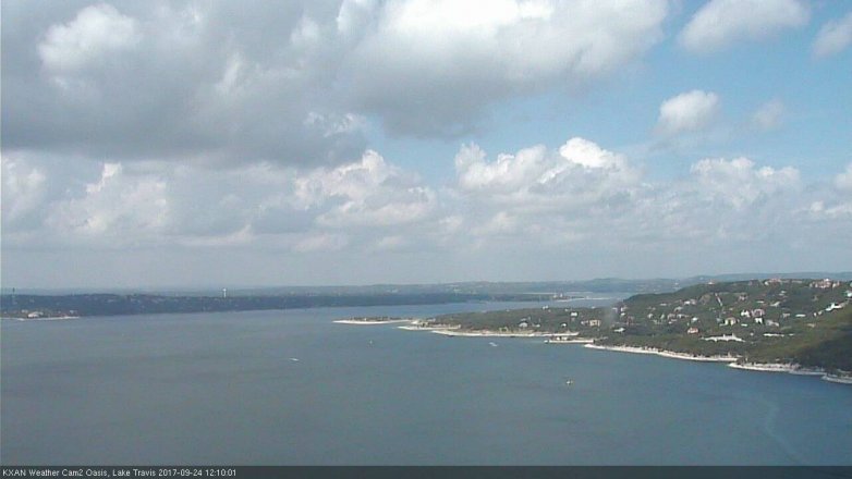 Lake Travis webcam, September 24, 2017 11:40 AM CT