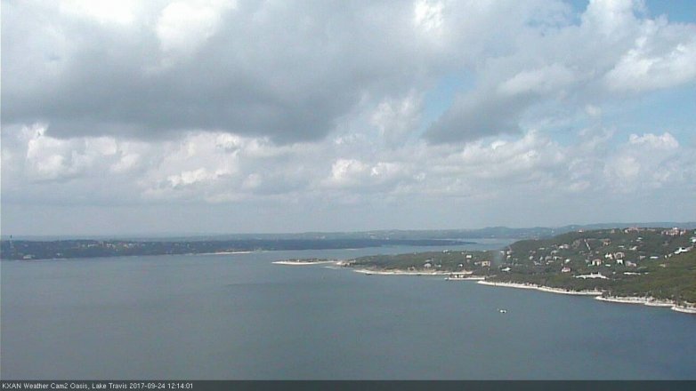 Lake Travis webcam, September 24, 2017 11:45 AM CT