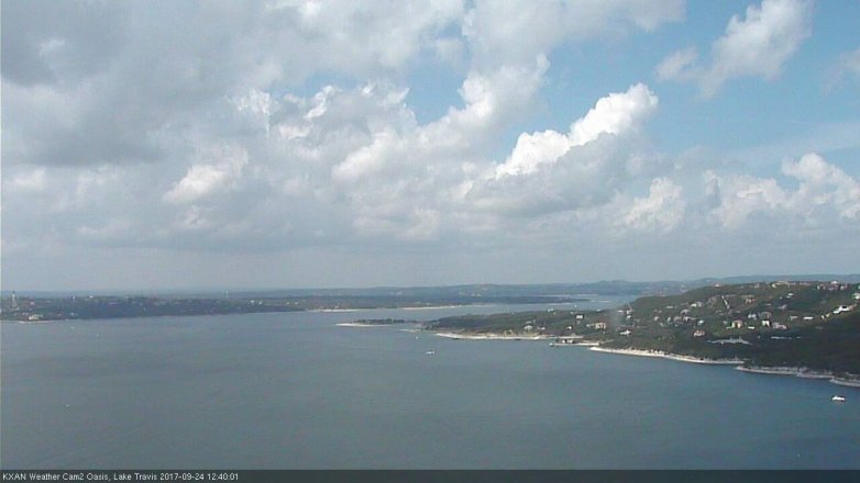 Lake Travis webcam, September 24, 2017 12:05 PM CT