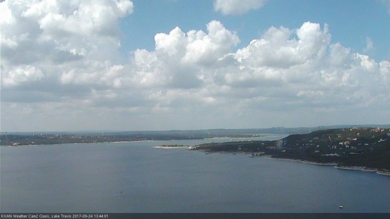 Lake Travis webcam, September 24, 2017 1:00 PM CT