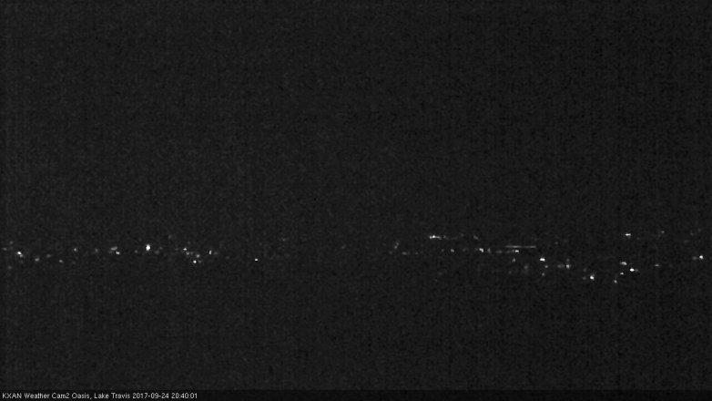 Lake Travis webcam, September 24, 2017 7:55 PM CT