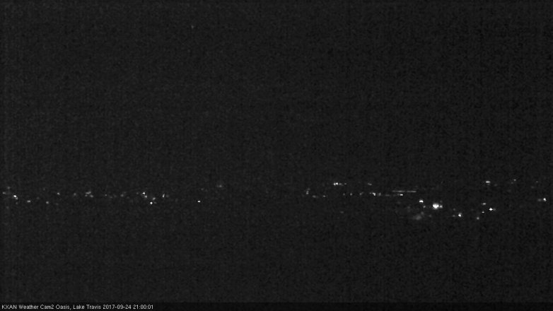 Lake Travis webcam, September 24, 2017 8:20 PM CT