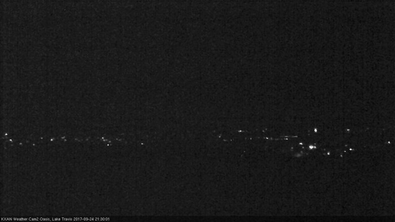 Lake Travis webcam, September 24, 2017 8:35 PM CT