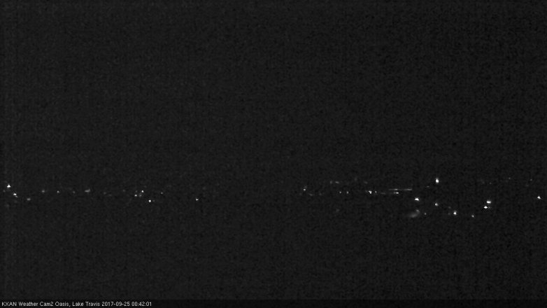Lake Travis webcam, September 24, 2017 12:00 AM CT