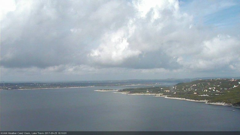 Lake Travis webcam, September 25, 2017 9:15 AM CT
