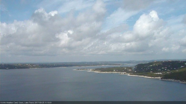 Lake Travis webcam, September 25, 2017 10:20 AM CT